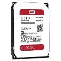 HDD|WESTERN DIGITAL|Red|8TB|SATA 3.0|128 MB|5400 rpm|3,5"|WD80EFZX