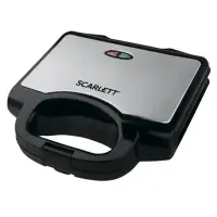 Scarlett Waffle maker   SC - WM11901  Stainless steel/ black, 750 W, Rectangular, Number of waffles 2