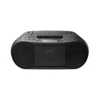Sony Tape and CD Boombox with Radio CFDS70B FM radio Black CD player