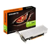 Gigabyte Low Profile NVIDIA 2 GB GeForce GT 1030 GDDR5 PCI Express 3.0 Processor frequency 1252 MHz DVI-D ports quantity 1 HDMI ports quantity 1 Memory clock speed 6008 MHz