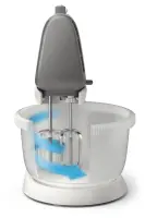 Philips | Mixer | HR3745/00 Series 5000 | Hand Mixer | 450 W | Number of speeds 5 | Turbo mode | White – pilt 12