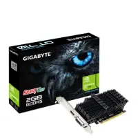 Gigabyte Low Profile NVIDIA 2 GB GeForce GT 710 GDDR5 PCI Express 2.0 Processor frequency 954 MHz HDMI ports quantity 1 Memory clock speed 5010 MHz