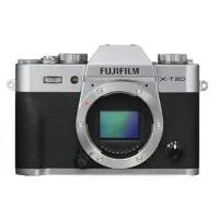 Fujifilm X-T20 Mirrorless Camera body, 24.3 MP, ISO 51200, Display diagonal 3 ", Video recording, Wi-Fi, Viewfinder, CMOS, Silver, Image sensor size (W x H) 0.9 x 0.6 "