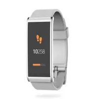 MyKronoz Smartwatch  Zefit4  80 mAh, Activity tracker with smart notifications, Touchscreen, Bluetooth, Silver/ white