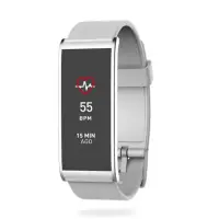MyKronoz Smartwatch Zefit4 HR White MyKronoz Smartwatch  Zefit4 HR 80 mAh, Touchscreen, Bluetooth, Heart rate monitor, Silver/ white, Activity tracker with smart notifications,