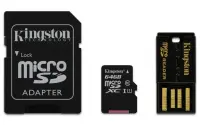 Kingston Technology Mobility kit / Multi Kit 64GB mälukaart MicroSDXC Klass 10 UHS