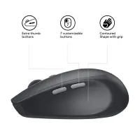 Logitech M590 Multi-Device Silent hiir Kontor Parempoolne RF juhtmeta ühendus + Bluetooth Optiline 1000 DPI – pilt 11