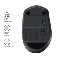 Logitech M590 Multi-Device Silent hiir Kontor Parempoolne RF juhtmeta ühendus + Bluetooth Optiline 1000 DPI – pilt 12