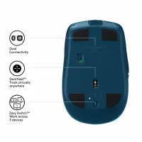 Logitech MX Anywhere 2S Wireless Mobile Mouse hiir Kontor Parempoolne RF juhtmeta ühendus + Bluetooth 4000 DPI