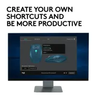 Logitech MX Anywhere 2S Wireless Mobile Mouse hiir Kontor Parempoolne RF juhtmeta ühendus + Bluetooth 4000 DPI