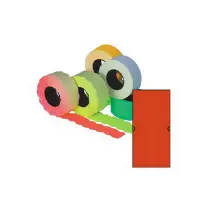 Markeerimislindid 21x12mm, punane/kandiline, 5 tk