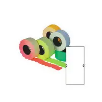 Markeerimislindid 21x12mm, valge/kandiline, 5 tk