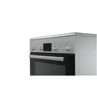Bosch Cooker HCA744251U Hob type Vitroceramic, Oven type Electric, Stainless steel, Width 60 cm, Electronic ignition, Grilling, 66 L, Depth 60 cm