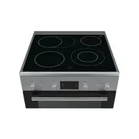 Bosch Cooker HCA744251U Hob type Vitroceramic, Oven type Electric, Stainless steel, Width 60 cm, Electronic ignition, Grilling, 66 L, Depth 60 cm