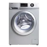 Haier Washing machine HW100-14636S Front loading, Washing capacity 10 kg, 1400 RPM, A+++, Depth 60 cm, Width 60 cm, ABT System, Wave Drum,  Silver, Display, LED,