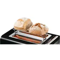 SIEMENS Toaster TT86103 Black, Stainless steel, 860 W, Number of slots 2, Number of power levels 5, Bun warmer included