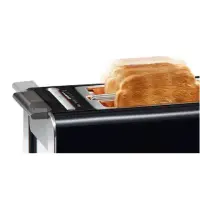 SIEMENS Toaster TT86103 Black, Stainless steel, 860 W, Number of slots 2, Number of power levels 5, Bun warmer included – pilt 3