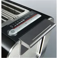 SIEMENS Toaster TT86103 Black, Stainless steel, 860 W, Number of slots 2, Number of power levels 5, Bun warmer included – pilt 4