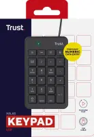 Trust 22221 numbritega klahvistik Sülearvuti/PC USB Must – pilt 2