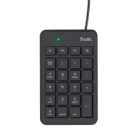 Trust 22221 numbritega klahvistik Sülearvuti/PC USB Must – pilt 6
