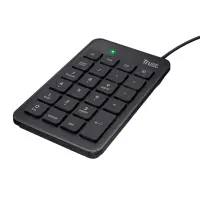 Trust 22221 numbritega klahvistik Sülearvuti/PC USB Must – pilt 9