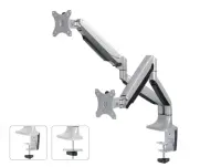 Neomounts NM-D750DSILVER monitori kinnitus ja alus 81,3 cm (32") Laud Hõbe