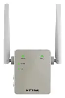 Netgear Extender EX6120-100PES 802.11ac, 2.4GHz/5GHz, 300+900 Mbit/s, 10/100 Mbit/s, Ethernet LAN (RJ-45) ports 1, Antenna type 2xExternal