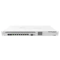 MikroTik Cloud Core Router  CCR1009-7G-1C-1S+ 10/100/1000 Mbit/s, Ethernet LAN (RJ-45) ports 7, 1xUSB, Router OS, Level 6 license, SFP+ ports 1, Web Management, Rack mountable