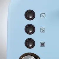Morphy richards 222003 Azure, Stainless steel, Number of slots 2, Number of power levels 7, – pilt 7