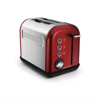 Morphy richards 222011 Red, Stainless steel, Number of slots 2, Number of power levels 7,