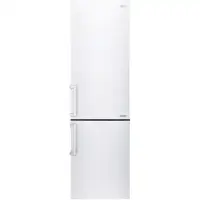 LG Refrigerator GBB60SWGFE Free standing, Combi, Height 201 cm, A+++, No Frost system, Fridge net capacity 250 L, Freezer net capacity 93 L, Display, 37 dB, White