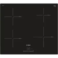 Bosch Serie 4 PUE611BB1E pliidiraud Must Sisseehitatud Tsoonita induktsioonplaat 4 tsoon(id)