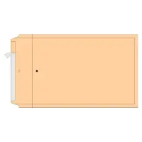 Turvaümbrik AirPro, K20, Nr.10, sisem. 350x470 mm, pruun (kogus 2 tükki)