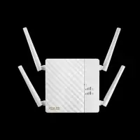 Asus Repeater RP-AC87 802.11ac, 2.4GHz/5GHz, 800+1734 Mbit/s, 10/100/1000 Mbit/s, Ethernet LAN (RJ-45) ports 1, Antenna type 4xExternal, Range Extender / Access Point / Media Bridge, Rotatable plug, 4K video playback, online gaming