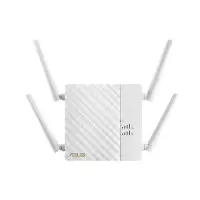 Asus Repeater RP-AC87 802.11ac, 2.4GHz/5GHz, 800+1734 Mbit/s, 10/100/1000 Mbit/s, Ethernet LAN (RJ-45) ports 1, Antenna type 4xExternal, Range Extender / Access Point / Media Bridge, Rotatable plug, 4K video playback, online gaming