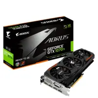 Gigabyte AORUS NVIDIA, 8 GB, GeForce GTX 1070 Ti, GDDR5, PCI Express 3.0, Processor frequency 1607 MHz, DVI-D ports quantity 1, Memory clock speed 8008 MHz, HDMI ports quantity 1
