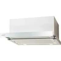 CATA Hood TF 6700  Duralum, Telescopic Buil-In Hood, Width 70 cm, 645 m/h, LED Lights, Extra Silent 50dB(A)-67 dB(A) Stainless steel fingerprint free Duralum Color, Energy efficiency class C, 67 dB