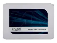 Crucial | MX500 | 500 GB | Solid-state drive interface SATA | Read speed 560 MB/s | Write speed 510 MB/s