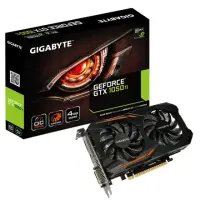 Gigabyte NVIDIA, 4 GB, GeForce GTX 1050 Ti, GDDR5, PCI Express 3.0, Processor frequency 1341 MHz, DVI-D ports quantity 1, HDMI ports quantity 1, Memory clock speed 7008 MHz
