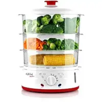 Gallet | Steam cooker Pantin | GALCUV962 | White | 900 W | Capacity 8.5 L | Number of baskets 3