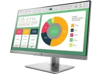 HP EliteDisplay E223 54,6 cm (21.5") 1920 x 1080 pikslit Full HD LED Must, Hõbe