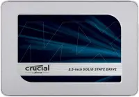 SSD|CRUCIAL|MX500|250GB|SATA 3.0|TLC|Write speed 510 MBytes/sec|Read speed 560 MBytes/sec|2,5"|MTBF 1800000 hours|CT250MX500SSD1