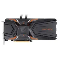 Graphics Card | GIGABYTE | NVIDIA GeForce GTX 1080 TI | 11 GB | 352 bit | PCIE 3.0 16x | GDDR5X | Memory 11232 MHz | GPU 1607 MHz | Dual Slot Fansink | 1xDVI | 3xHDMI | 3xDisplayPort | GV-N108TAORUSXW-11GD1.1 – pilt 3