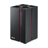 ASUS RP-AC68U juhtmevaba ruuter Gigabit Ethernet Kaks sagedusala (2,4 GHz / 5 GHz) Must, Punane