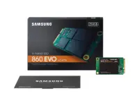 Samsung 860 EVO MZ-M6E250BW 250 GB, SSD interface mSATA, Write speed 520 MB/s, Read speed 550 MB/s