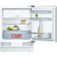 Bosch Refrigerator KUL15A60 Built-in, Larder, Height 82 cm, A++, Fridge net capacity 108 L, Freezer net capacity 15 L, White