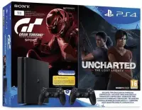 PLAYSTATION 4 CONSOLE 1TB SLIM/2XDUALSHOCK +UNCH4+GT SP SONY