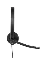 Logitech H570E Kõrvaklapp Juhtmega ühendatud Peavõru Kontor/kõnekeskus USB tüüp A Must
