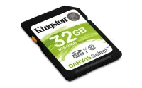 KINGSTON 32GB SDHC CANVAS SELECT 80R CL10 UHS-I