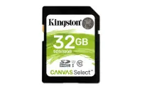 KINGSTON 32GB SDHC CANVAS SELECT 80R CL10 UHS-I
